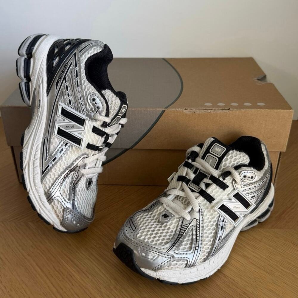 New Balance 1906 R ‘Metallic Silver/Black’ Kids Sneakers- SZ 13 C